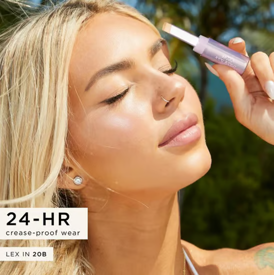 💜Vuriexo Shape Tape Concealer Duo – Brighten, Lift & Conceal + Free Pro Brush